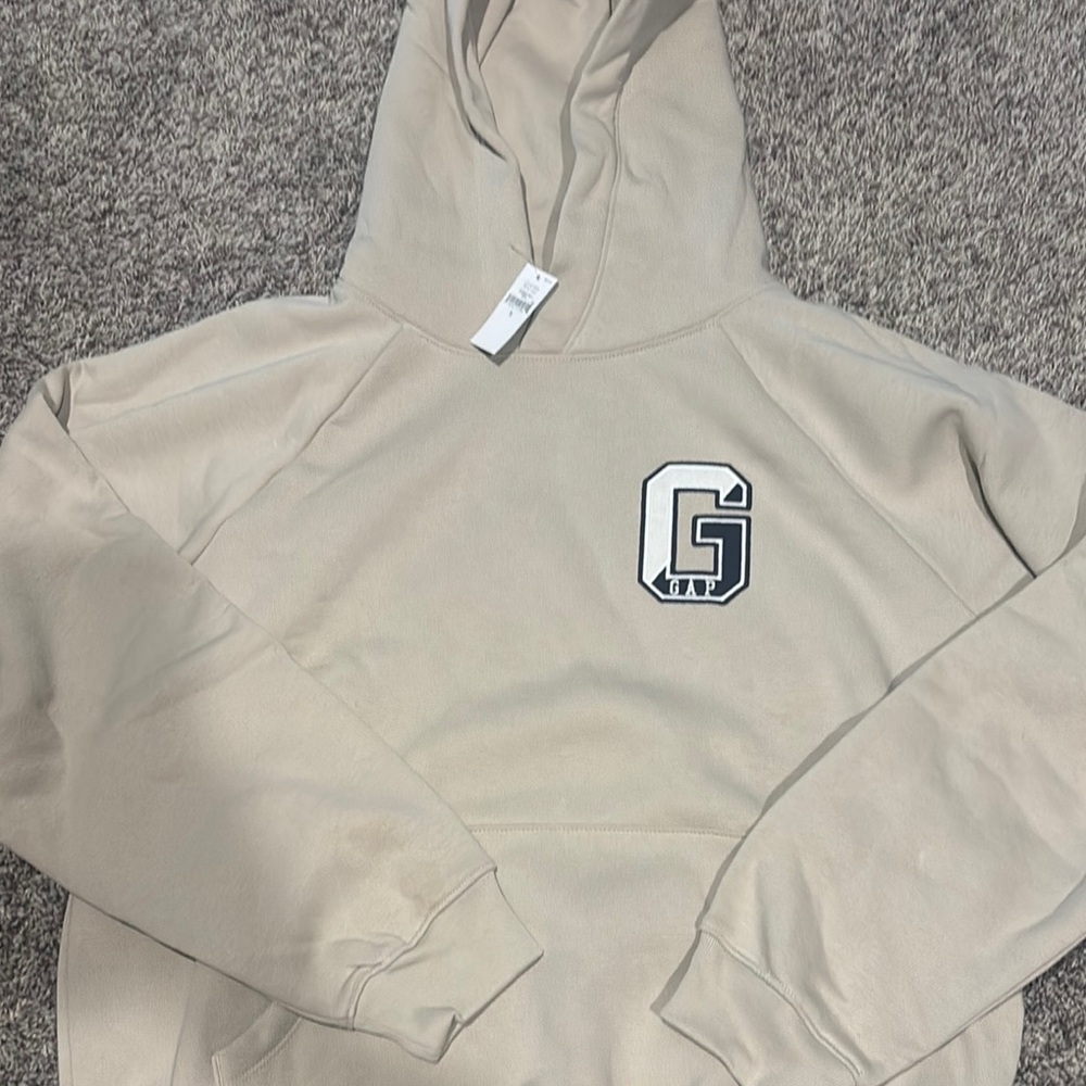 GAP Beige Hoodie with Logo